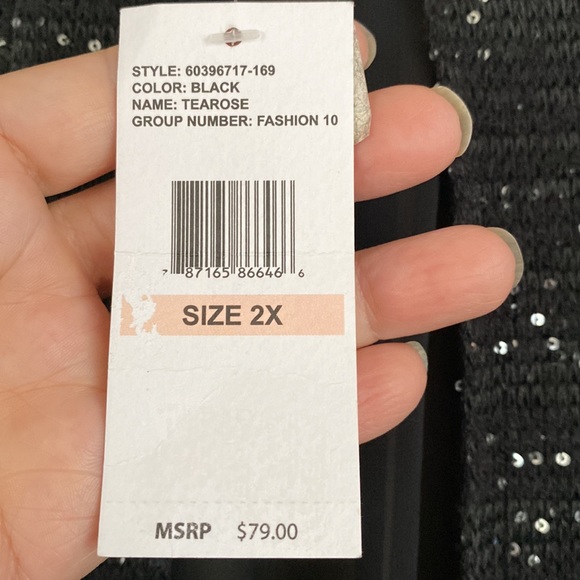 Evening black blouse - Picture 9 of 13